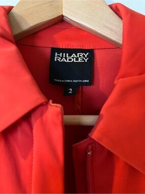 Hilary Radley Red Trench Coat
